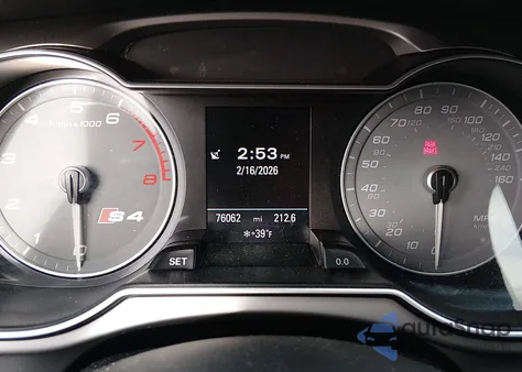 2013 Audi S4 3.0T Premium Plus z USA, uszkodzony, nr VIN WAUMGAFL7DA163164